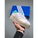 愛迪達 ADIDAS GAZELLE BOLD WCITY OF SEOUL PACK/白色復古百搭厚底高幫低幫休閒運動