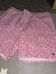 Johnnie-O Swim Brava Half Elastic 7” Surf Shorts Taffy XL