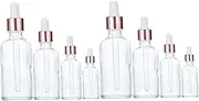 DIY Essential Oil Storage Holder 8pcs Glass Dropper Bottles Empty Travel Bottles for Aromatherapy