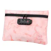 Waterproof Portable Toilet Cosmetic Bags Travel Storage Bag Password Lock Deodorant Makeup Bag Smell Proof Bag