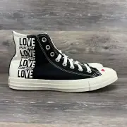 Converse Chuck Taylor All Star High-Top Love Fearlessly Sneakers Womens Size 9.5