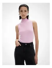 [Witchery] Hi Neck Knit Bodysuit in Snowberry