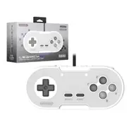 Retro-Bit Legacy16 SNES Wired Controller for Nintendo Switch (Classic Grey)