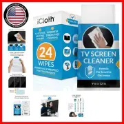 Fast-Drying Lint-Free Screen Wipes – Perfect for All Electronics! 24 XL Wipes