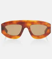 [Bottega Veneta] Bottega Veneta Shield sunglasses One Size brown