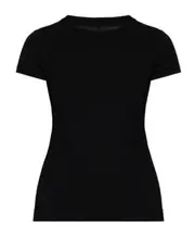 Rick Owens Level Crewneck Cropped T-Shirt IT40,IT42 black
