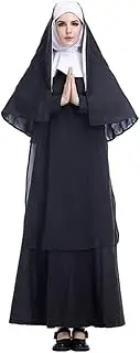[Costume Bay] Ladies Womens Nun Sister Mother Catholic Superior Erotic Habit Halloween Costume (Womens Nun, L)