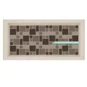 American Bath Factory Shower Niche 4"x24"x12" Tempered Glass Solid Surface Beige