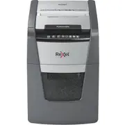 Rexel 2020100MAU Optimum Autofeed+ 100m Automatic Micro Cut Paper Shredder Black