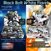Black Bolt & White Flare Booster Box Set Pre Order Pokemon SV11W/SV11B x2 Boxes