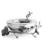 Michael Aram Black Orchid Caviar Dish and Spoon