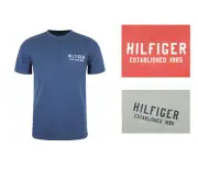 NEW Tommy Hilfiger Logo T-Shirt Pique Cotton Blend Casual Tee NEW