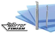 Amana Solid Carbide Router Bit for Plastics O flute spiral design