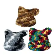 Soft Knit Hat Winter Hat Hip Hop Skull Caps Adds Highlight for Trendsetting