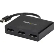 StarTech.com Mini DisplayPort to DisplayPort Multi Monitor Splitter - 3-Port MST Hub - mDP 1.2 to 3x DP MST Hub