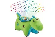 Pillow Pets Sleeptime Lites Green Dinosaur Stuffed Animal Plush Night Light