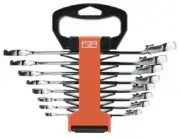 Bahco ALLOY STEEL RATCHET SPANNER SET 1RZ/SH8 8Pcs Imperial, Chrome Finish
