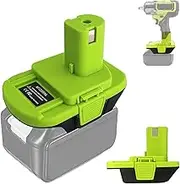 UNIKI Battery Adapter for Ryobi 18V Power Tool, for Makita 18V Lithium Battery Convert to for Ryobi 18V Battery, for Ryobi 18V Power Tool