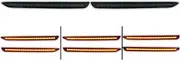 TDTAPN Rear Bumper Lights Compatible for Cadillac CT5 2020-2023 Auto Led Stop Signal for Cars Fog Lights Reflectors Brake Lamp(Model D)
