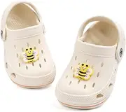 [Casazoe] Toddler Cute Garden Clogs Boys Girls Slip On Shoes Summer Lightweight Outdoor Slides Sandals Infant Children Beach Pool Shoes
