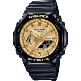 CASIO 卡西歐 G-SHOCK 2100八角金屬光手錶 送禮推薦 GA-2100GB-1A