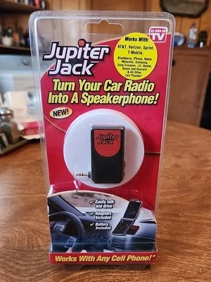Jupiter Jack Turn Your Car Radio Into A Speaker Phone AT&T Verizon Sprint Tmobil