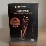 NEW Sabrent SB-ROCKET-NVMe4-1TB 1TB Internal Hard Drive SEALED Box