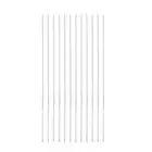 12pcs Kebob Skewers 40cm x 3.8mm x 1mm Stainless Steel Flat BBQ Grill Sticks