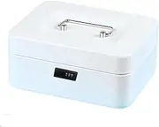minii Travel Safe Box - Security Lock Box, 7.87x6.3x3.54 Inches Travel Security Safe | Portable Security Lock Box Deposit Box with Code, Lockable Travel Container for Banknotes Cards Jewelry Keys