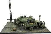 Mini Art 36071 1:35 SU-85 and GAZ-MM with Crew Big Set - Faithful Replica, Model Building, Plastic Kit, Crafts, Hobby, Gluing, Model Kit, Assembly, Unpainted
