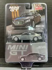 1/64 MINI GT MIJO EXCLUSIVES BMW 750 Li XDRIVE BERNINA GRAY RAW CHASE CAR