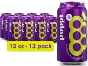 Poppi Grape Prebiotic Soda - 12Pack/12 Fl Oz Cans