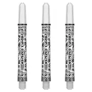 3pc Target Pro Grip Ink Shaft Dart Stem Game Accessory Multipack Medium White