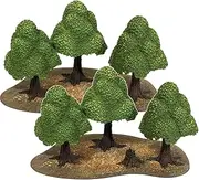 Monster Fight Club: Verdant Forest Double Pack - Pre-Painted Tabletop Game Scenery - 6 Trees, 2 Stumps, 2 Double-Sided Mats - Ages 13+
