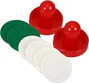 1 Set Ice Hockey Puck Replacement Set Pushers with Pucks Cloths Durable Accessories for Game Tables Activities