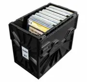 Case of 5 BCW Graded Comic Book Storage Plastic Bin - Stackable Box - Heavy Duty