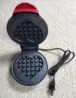 DASH Mini Heart-Shaped Waffle Maker - Red - NEW
