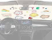 Byeaon Windshield Ice Cover | Cartoon Pattern Automotive Windshield Snow Covers,Multi-Purpose Car Accessories for Trucks MPV