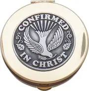 Cathedral Art Confirmed in Christ Confirmation Rosary Keepsake Box, Gold