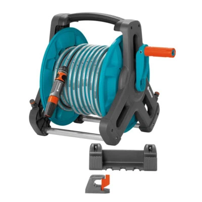 Gardena Classic Wall Hose Reel 50 Set 8009-20 With 20m Hose