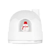 350ml Snow House Night Light Humidifier Home Car Sprayer Rechargeable Version