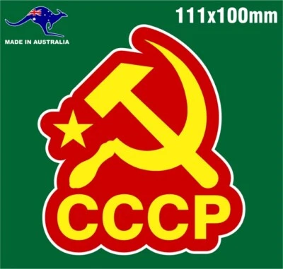 CCCP USSR STICKER RUSSIA STALIN COMMUNIST SOVIET UNION RED ARMY STICKERS