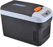 Portable Rectangular 12v Car/220v Household Refrigerator, 25 L Mini Beer Thermoelectric Cooler/Food Warmer, Hot and Cold with Digital Thermostat + Dual Core Cooling