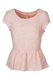 Grace Peplum Top--SS-4708