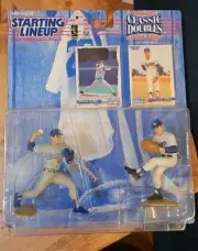 1997 Starting Lineup Classic Doubles HIDEO NOMO / DON DRYSDALE - Figures & Cards