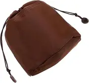 [Healeved] Storage and Tidying Bag Inner Lid Backpack Organiser Insert Women's Handbag Accessories Tote Organizer Insert Purses Organizer Purse Organization Clutch Bag Organiser Brown Nylon