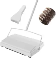 Carpet Floor Sweeper with Horsehair, Non Electric Manual Sweeping, Rotor Brush H