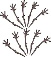 ERINGOGO 100pcs Christmas Branch Antlers for Crafts Lightweight Decorations for Snowman Hands and Festive Displays for Home and Holiday Use