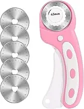 Quick Change Cutter - Circular Fabric Precision Cutter, Quilting Rotary Cutter | 45 Mm Sewing Craft Rotary Cutter with Comfortable Grip, for Quilting, Applique Bending, Seam Trimming
