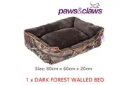 Large Non Slip Soft Dog Walled Pet Bed High Cushion Mat Pad Mattress Cat Puppy
